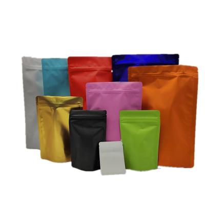 China Wholesale Recyclable White Yellow Purple Red Gold 3.5g Mylar Blue Pink Silver Green Black Bags Edible Mylar Zipper Organizer Bags for sale