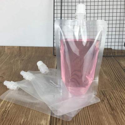 China Recyclable Fresh Food Grade Frozen Food Packaging Bag Smooth Finish Spout Pouch for sale