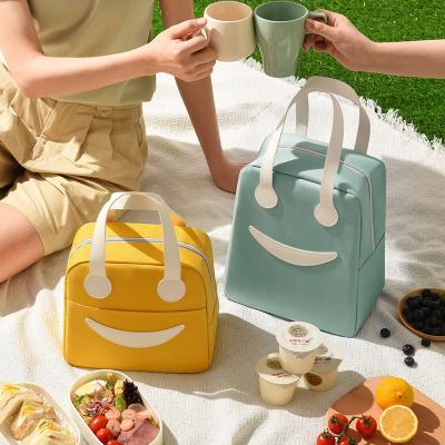 China Folding Customized Picnic Waterproof Box Tote Bag Insulated Lunch Cooler Bag School Insulated Lunch Cooler Bag for sale