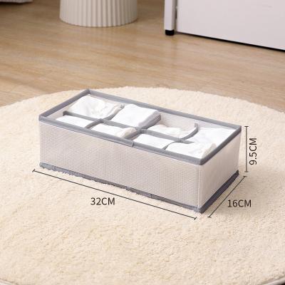 China Folding The latest hot wholesale collapsible 8 compartment separated underwear and socks storage box for sale