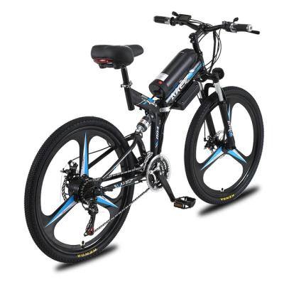 China Steel 26 Inch Used Electric Bicycles AKEZ 500W Powful Electric Mountain Bike Electric Bicycle for sale