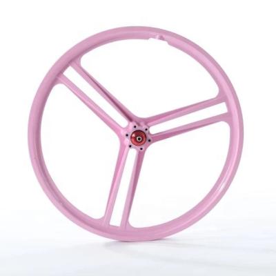 China Road& Mountain Bikes 20inch 3 Spoke Bike Wheels Magnesium Bike Wheel For Bicycles Accessories for sale