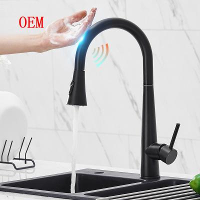 China Modern Pull Out Stainless Steel Kitchen Mixer Tap  Touch Control for sale