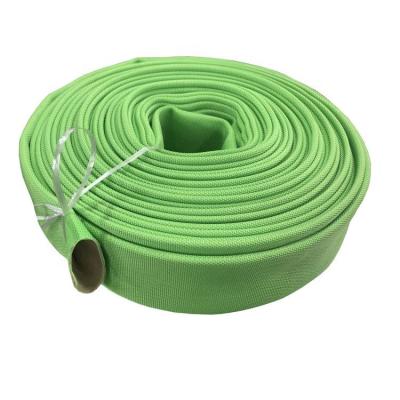 China Industry Green Polypropylene Woven Jacket Natural Rubber Lined Hose for sale