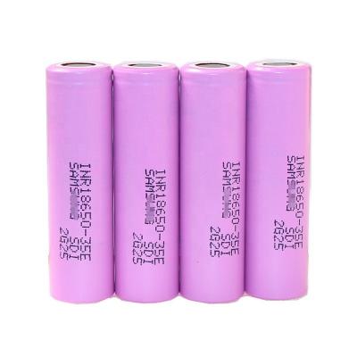 China Toys 100% Original High Capacity SAM 18650 3500mAh INR18650-35E 3.6V Li-ion Battery for sale