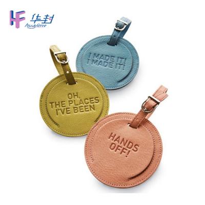 China Eco - Friendly Customized Free Printable Leather Luggage Tag Template for sale