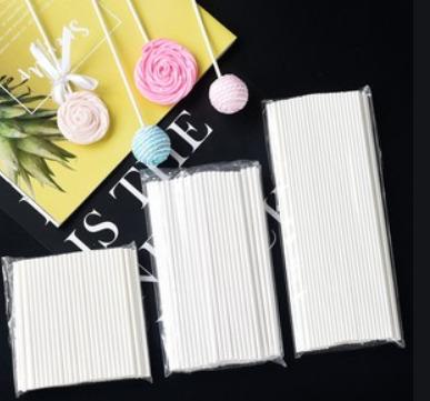 China Recycled Materials Ready To Ship Customized Food Grade Paper Candy Sticks for sale