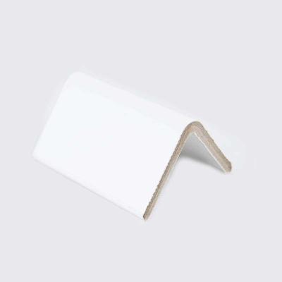 China Protect cartons and products high quality white L shape paper corner edge protector for shipping protection for sale