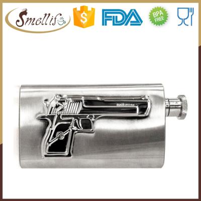 China Wholesale good quality 7oz metal gun shot flask with high quality for sale