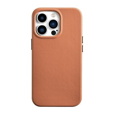 China Shockproof High Quality Official Napa Genuine Leather Case For iPhone14 pro 2022 New For iPhone14max 13 MagSafe Back Cover Cases for sale