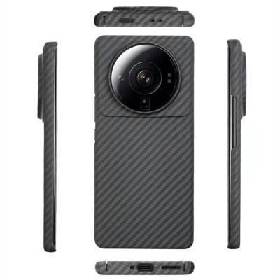 China Shockproof Ultrathin Real Carbon Fiber Inclusive Case For XIAOMI 12sUltra 11Ultra for sale