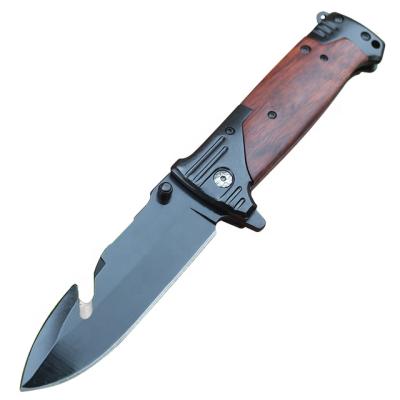 China OEM Latest Non-variable Multifunctional Fire Starter Folding Military Knife Survival Tactical Hunting Knife With Rope Cutter for sale