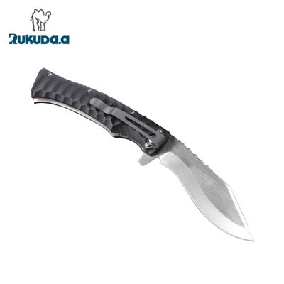 China Camping Knife G10 Handle Handmade Folding Knife For Camping Knife for sale