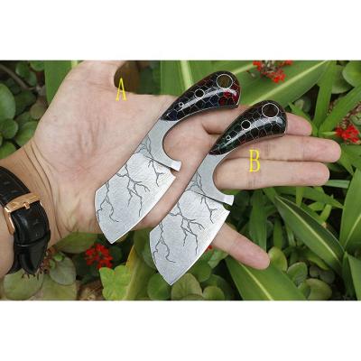 China Hunting Knife OEM Mini Blade 9cr18MOV Fixed Blade Hunting Knife With Kydex Sheath for sale