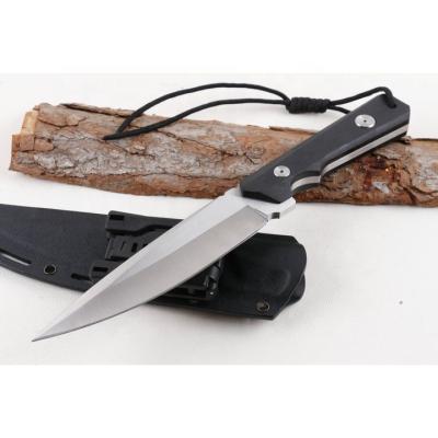 China OEM full tang knife hunting knife survival fixed blade knife with kydex sheath for sale