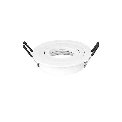 China GU10 MR16 Contemporary Aluminum COB Module LED Downlight Adjustable Recessed Mounting Bracket for sale