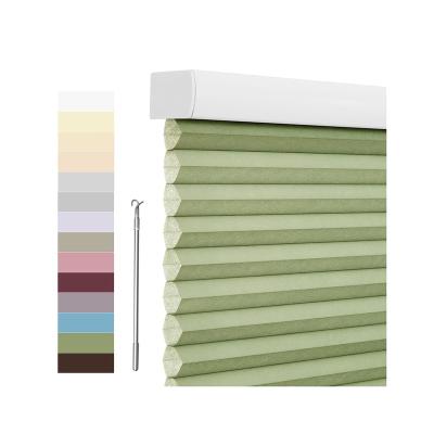 China Factory Sale Light Filtering High Quality Green Insulated Cellular Wireless Cellular Honeycomb Shades for sale