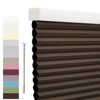 China Wholesale high quality cheap blackout blackout 100% cellular honeycomb shades with non woven fabric for sale