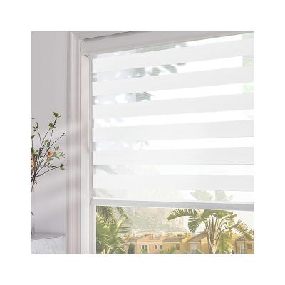 China Modern Competitive Price China Manufacture Double Layer Light Filtering Zebra Blind For Room Darkening for sale