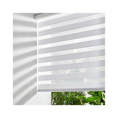 China Modern Competitive Price Day Night Control Dustproof Wireless Shade Two-Layer Blind Zebra for sale