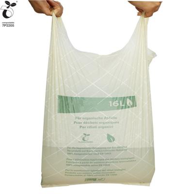 China 2020 100% ECO compostable shopping avani carry bag i am not sustainable packaging plastic for supermarket roll bag foldable printed your logo for sale