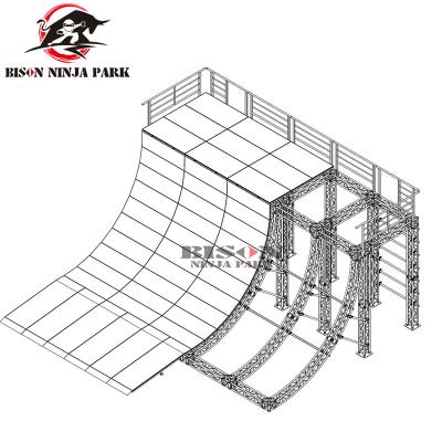 China Outdoor Indoor Aluminum Obstacle Course Exploring Truss Structure Ramp Tour for sale