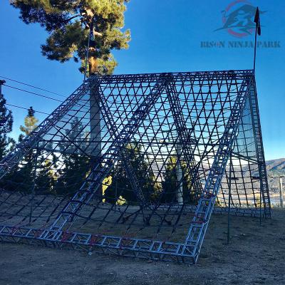 China Climb the Spartan Race outdoor cargo net explorer with aluminum truss structure for sale