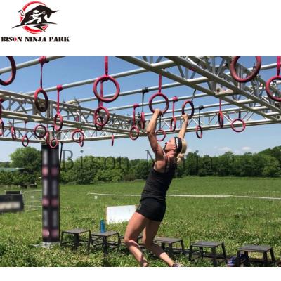 China Aluminum Alloy Frame ROC Challenged Rings Traverse Hanging Rings Obstacle Rings for sale