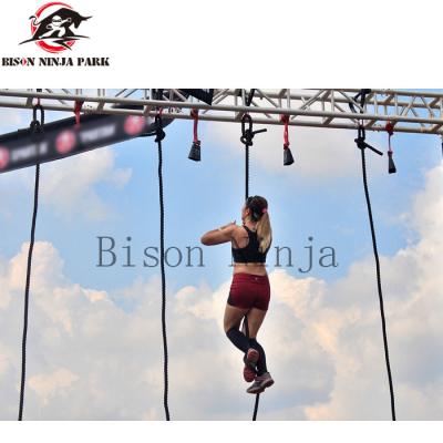 China Aluminum Alloy Frame ROC Rope Climbing Rope Obstacle Spartan Ninja Obstacle for sale