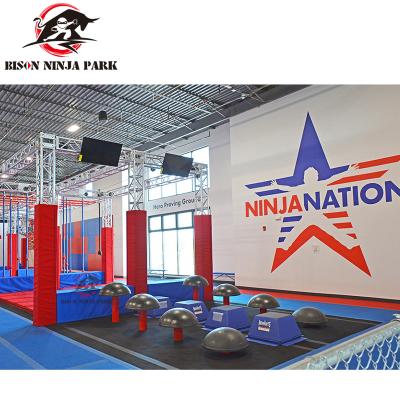 China Indoor Non-rust Commercial Playground Kids With Ninja Warrior For Kids And Adults for sale