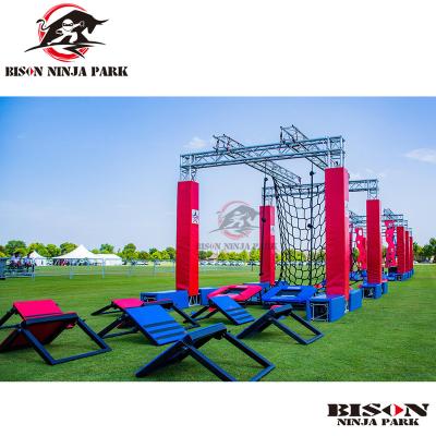 China Non-rust outdoor adventure ninja gym warrior course equipment for sale