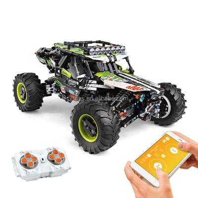 China KING 18002 Technic Car Toys DIY TOY MOLD RC Building Blocks For Boys Remote Control Car Off-road Terrain Riding Buggy Truck Gifts for sale