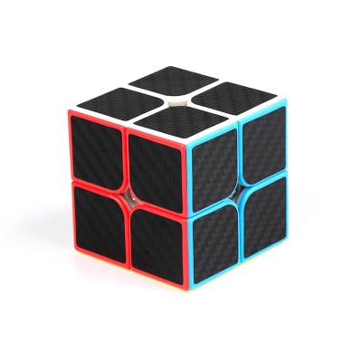 China MOYU Factory Carbon Fiber 2*2 3x3 Speed ​​Cube Stickerless Puzzle FLASHING Magic Cube For Children Educational Toys for sale