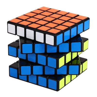 China Sengso 5x5 3D Cube Magic Small Animal FLASHING Magic Cube Puzzles Toys Black Low Easy Rotate Cube For Children Educational Toys for sale