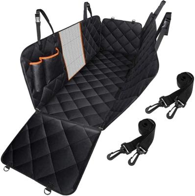 China Waterproof Waterproof Oxford Black Dog Hammock for Car Truck Dog Back Seat Backseat Dog Car Seat Cover for sale