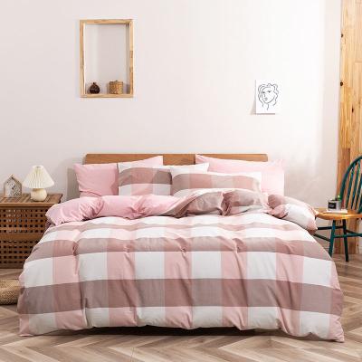 China China Supplier 3/4 Pcs Reaction Printing Reversible Print Breathable High Density 100% Cotton Bedding Sets for sale