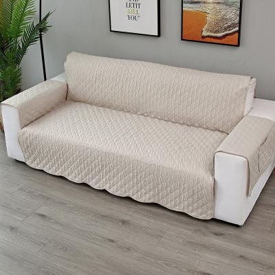 China Modern Polyester 3 Layers Recliner Stitched Pet Sofa Cover Sofa Protector Dog Cover for sale