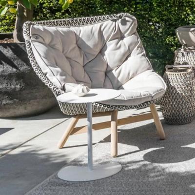 China 2019 New Contemporary Garden Furniture High Back Rattan Chair For Outdoor Use for sale