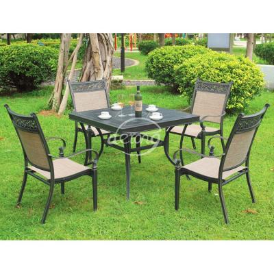 China Durable Outdoor Patio Dining Table and Chairs Furniture Sets for Outdoor Chairs and Tables for sale