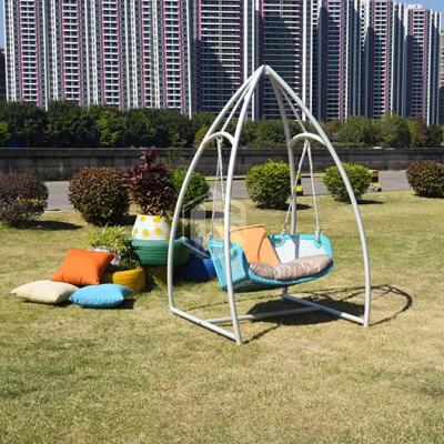 China Comfortable& Sustainable& Outdoor Garden Terrance Patio Villa Balcony Rattan Cane Wicker Hanging Swing Chair Original Leisure Design for sale