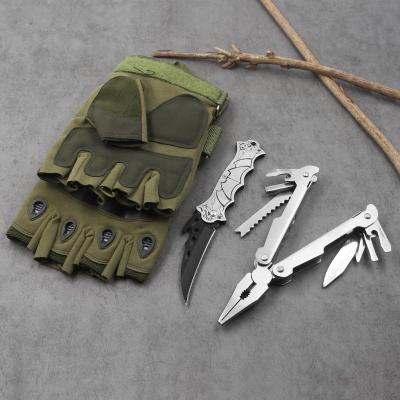 China Eco-friendly Multitool Cuchillp Camping Hunting Knife Portable Pocket DIY Tools Small Folding Pliers Cable Wire Cutter Sets for sale