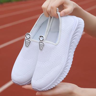 China EVA Hot Selling Women's Casual Cheap Flat Cheap Custom Girl Mesh Platform Shoes Loafers Girl Mesh Platform Shoes Slip On Walking Shoes for sale