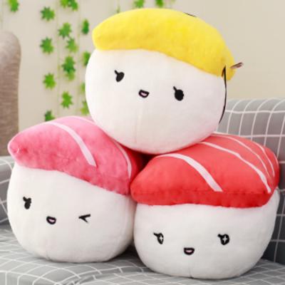 China Funny Kawaii Pillow Japan Sushi Shape Plush Toys Stuffed Sofa Cushion Creative Simulation Food High Quality Cartoon Soft Doll Gift for sale