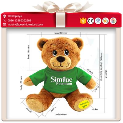 China Similack Teddy Bear Funny Accurate Mini Scaled T-Shirts for sale