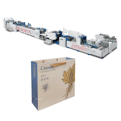 China Advanced Intelligent Automatic Industrial Paper Bag Machinery Production Line Equipment ZB1200CT-430S for sale