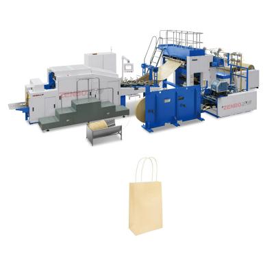 China Hotels shopping paper bags with logos machine; paper bag machine equipment for production ZB360RS for sale