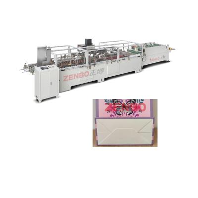 China ZB50B-2 semi automatic garment packaging bag bottom gluing machine for 170-300gsm for sale