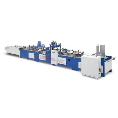 China Sheet Fed Hotels Paper Bag Bottom Gluing Machine With Cardboard ZB50S for sale