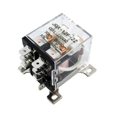 China JQX-12F 2Z DC 12V 30A 8 Pin DPDT General Purpose High Power Relay for sale