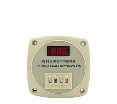 China JS11P Four-digit Digital Count Up Down Time Relay Timer AC220V 9999s for sale